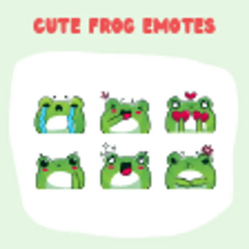 Cute Frog Emotes