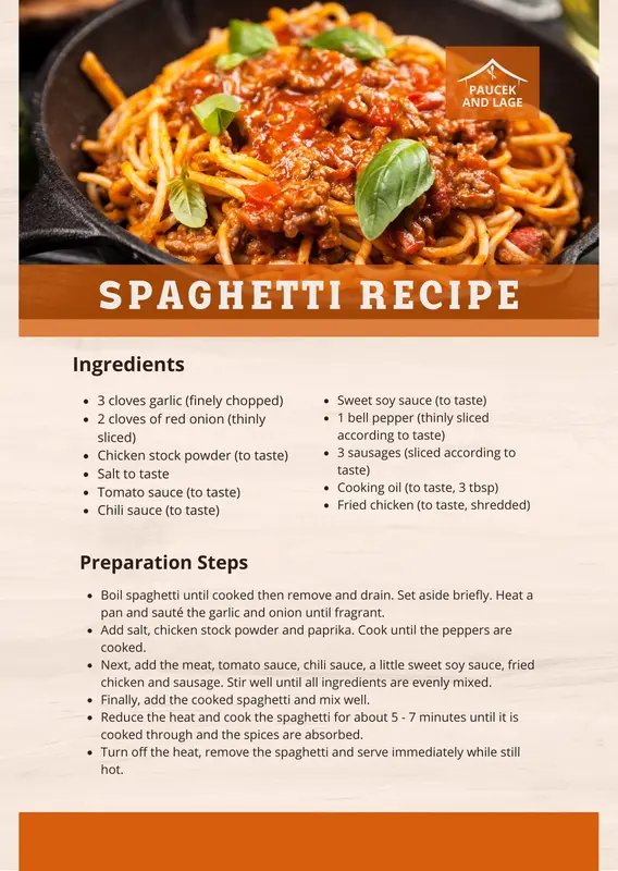 Spaghetti Recipe