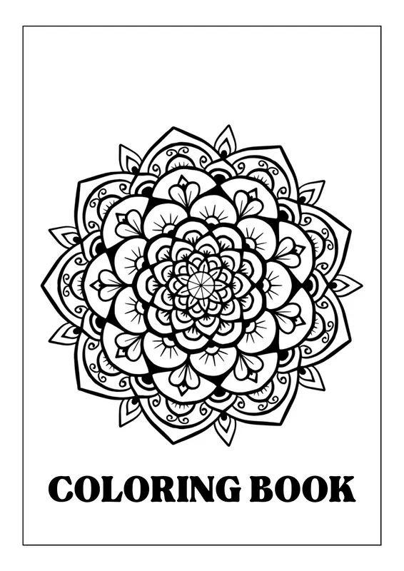 Children colouring book