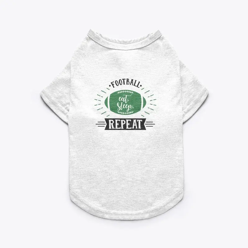 Football Sleep Repeat Shirt, Sport Lover